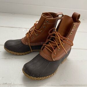 LL Bean Brown Bean Boots - Sz 6